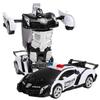 Multifunctional RC Car, Electric RC Car, Transforms Into a Robot, High Stability, Shockproof, Kids' Toy, Popular Gift (Rechargeable, Black)