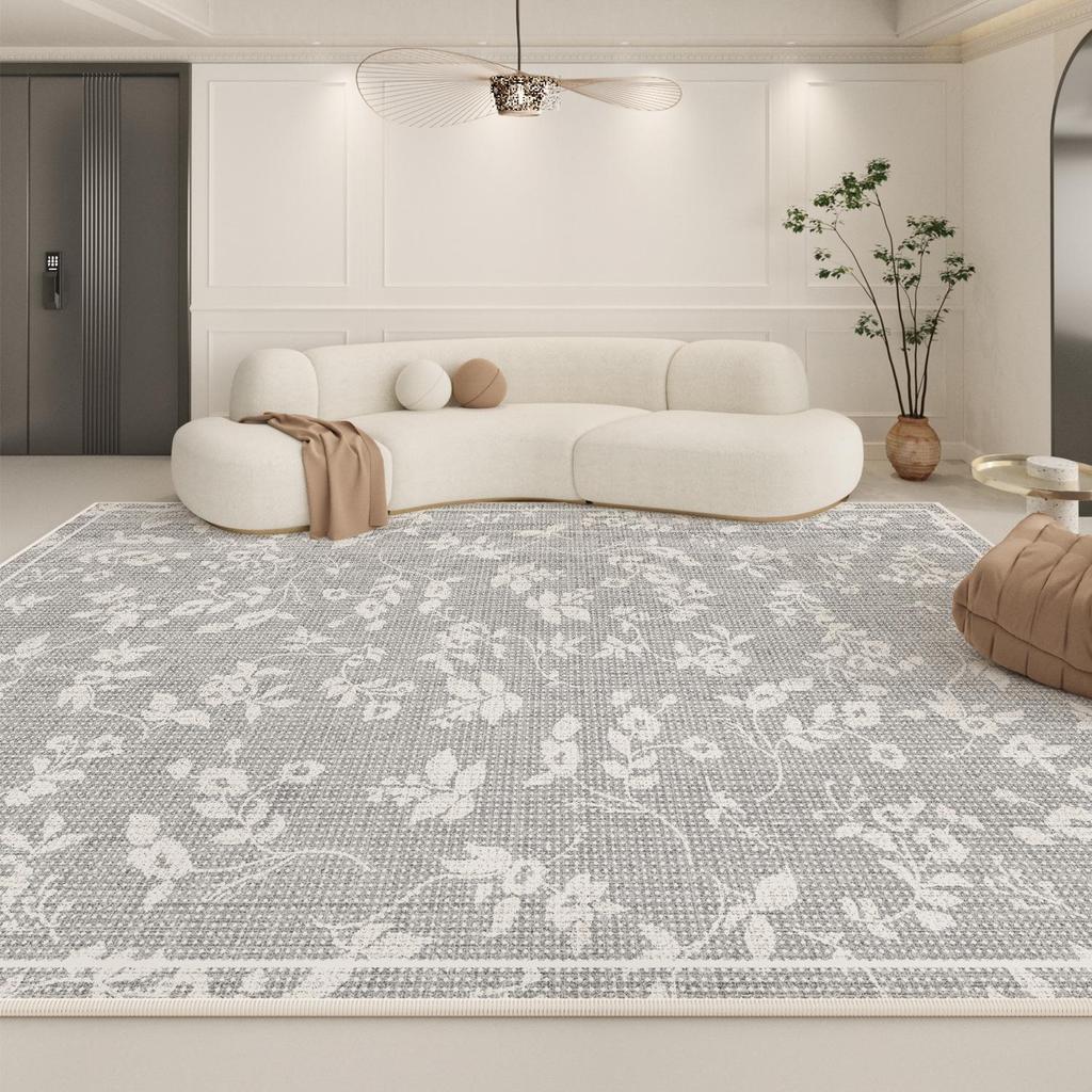 2024 Modern French Retro Luxury Bedroom Carpet - Ink Style