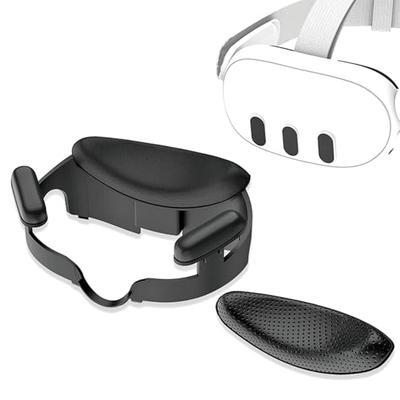 LICHIFIT für Meta Quest 3 Gesichtsabdeckung, Gesichtsmaske, Hochentlüftende Headset-Maske, Modulare PC-Konstruktion, Weiche und Bequeme Passform, Waschbar, Reduz
