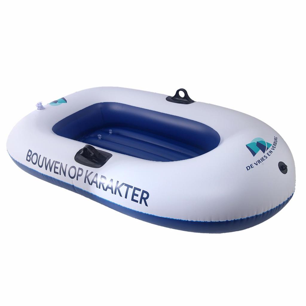 Erhältlich: Kleines aufblasbares PVC-Freizeitboot - Ein-/Zweipersonen-Kajak/Floß zum Angeln und Bootfahren.