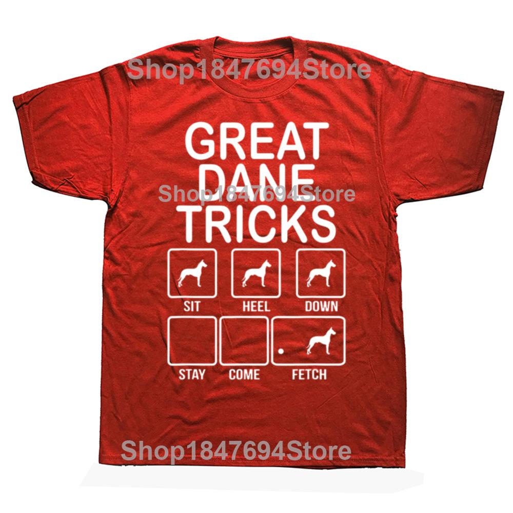 

Great Dane Lover Funny Dog Graphic Tshirts Men Womens Fashion Casual Tshirt 100 Cotton Loose Oversized T Shirt Summer S