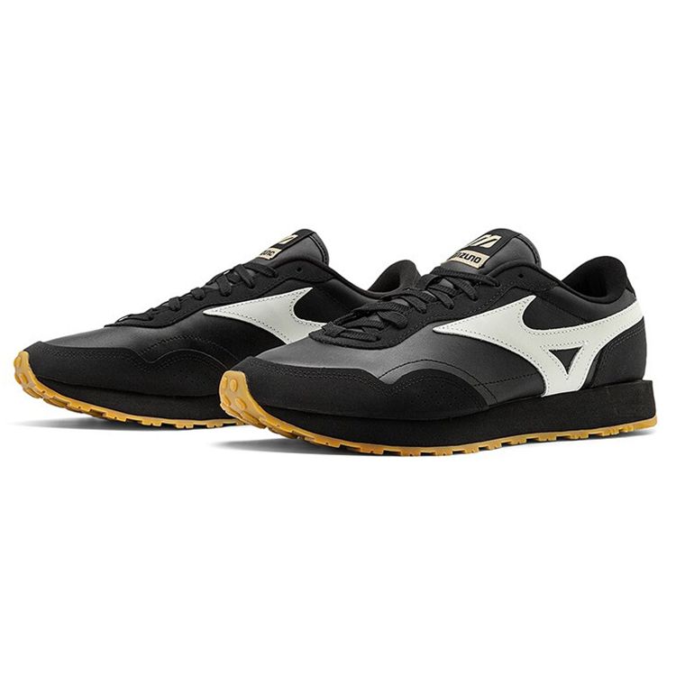 Mizuno LG 70s Essential Low-Top Running Shoes Unisex Sneakers Black White D1GH214502
