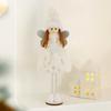 Christmas Angel Plush Figurine Decoration With Standing For Holiday Festive Decor
