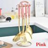 Stainless Steel Kitchenware Seven-piece Kitchen Household Hot Pot Spoon Colander Soup Spoon Kitchenware Gift Set