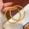Hammer Pattern Gourd Open Bracelet for Women Fulu Bracelet Niche Light Luxury High-end Accessories