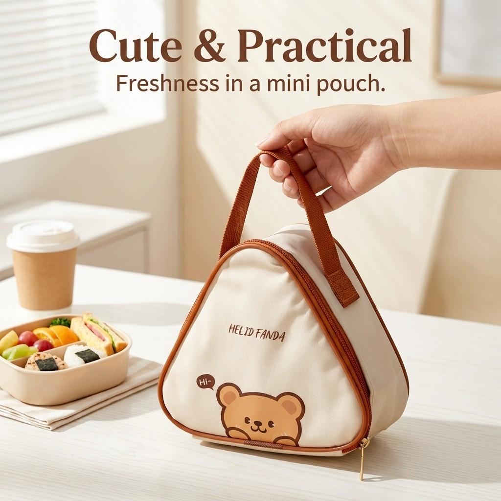 Oxford Cloth Insulated Lunch Box Bag Cartoon Camping Picnic Cooler Bag Portable Waterproof Bento Box Thermal Bag For Students