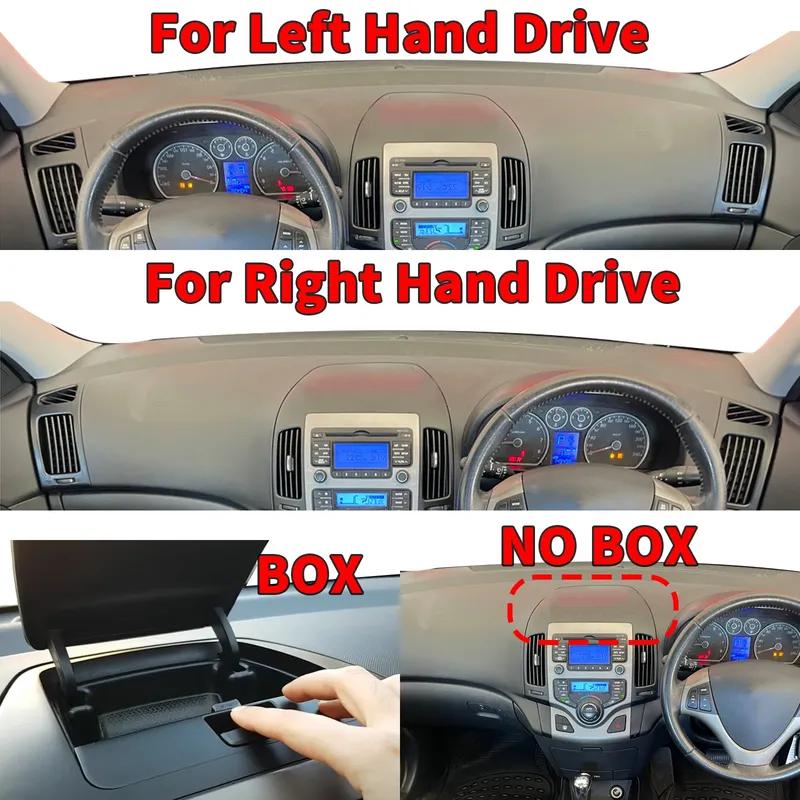 fit for Hyundai i30 Elantra 2007-2010 Car Dashmat Dashboard Cover Pad DashMat Sunshade Accessories Protective Carpet