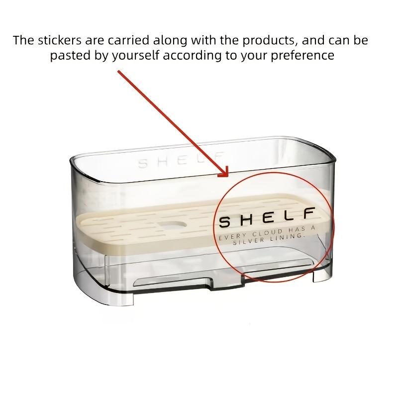 Sink countertop drainage rack  multifunctional kitchen dishcloth and sponge storage rack  countertop drainable storage rack