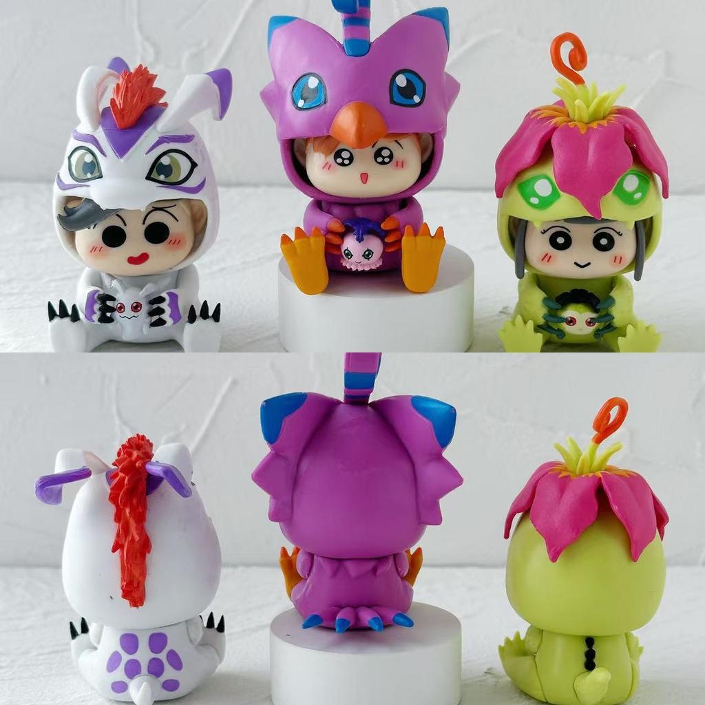 8CM 8pcs/set Anime Digital Monster Digimon Action Figure Model Toys Gift