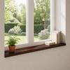 Window Sills 2 pcs Dark Brown 140 x 20 x 2 cm