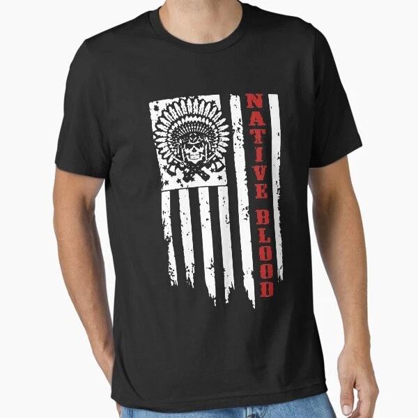 Native American Flag USA Classic T-Shirt Made in USA Size S to 5XL S