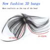 Fashion Women Beauty Invisible Seamless 3D Air Bangs Hairpiece Cover Up Baldness Thin Hair Topper