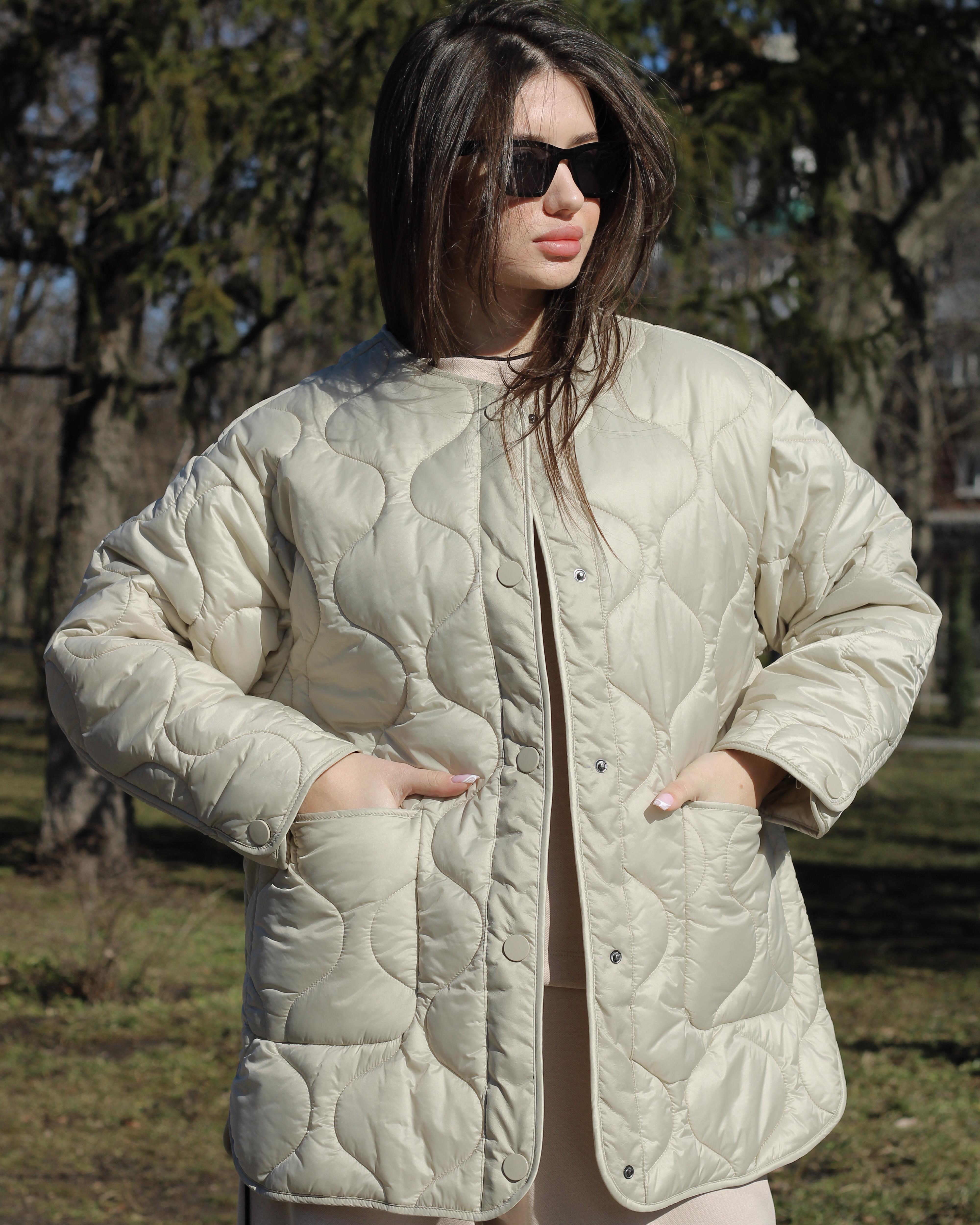 

Куртка жіноча New Color 3155 S Бежева XXL