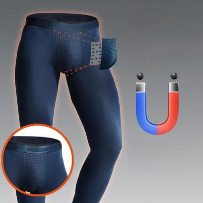 Men's Slim Magnetic Cotton Leggings: Warm, Thin, Autumn/Winter Pants