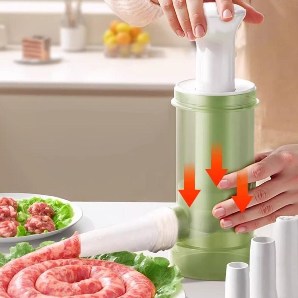 Maszyna do Napełniania Kiełbas o Dużej Pojemności Wytrzymały Zestaw do Nadziewania Mięsa Domowa Kiełbasa