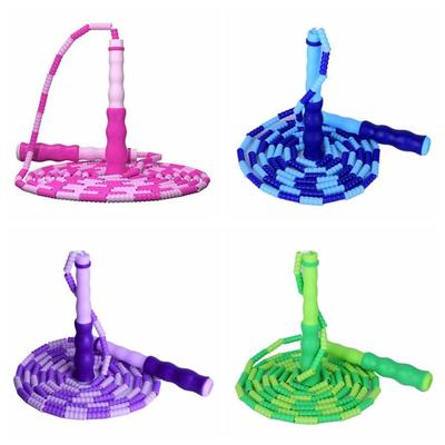 Signable Segmented Fitness Jump Rope No Knots Jumping Rope Soft Bead Skipping Rope Children Gifts