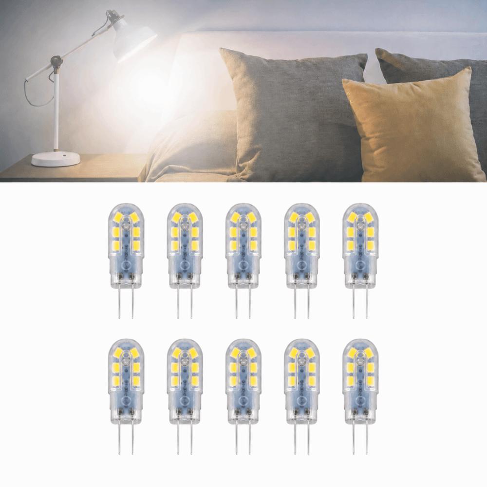 10 Pack Bi Pin Base LED Bulbs G4 LED Light Bulbs Bright LED Bulb Lights  Track Lighting