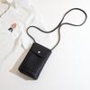 IELGY Adjustable Shoulder Strap High-End Soft Leather Cross-Body Mobile Phone Bag Shopping Walking Mini Pouch