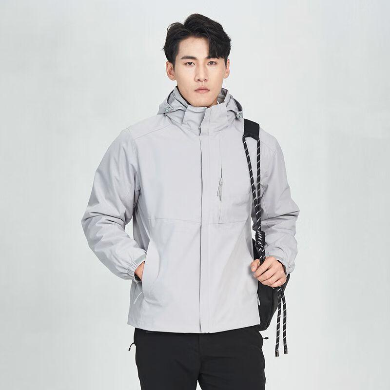 FENGXUN Unisex 3-in-1 Outdoor Winter Jacket with Fleece Liner
