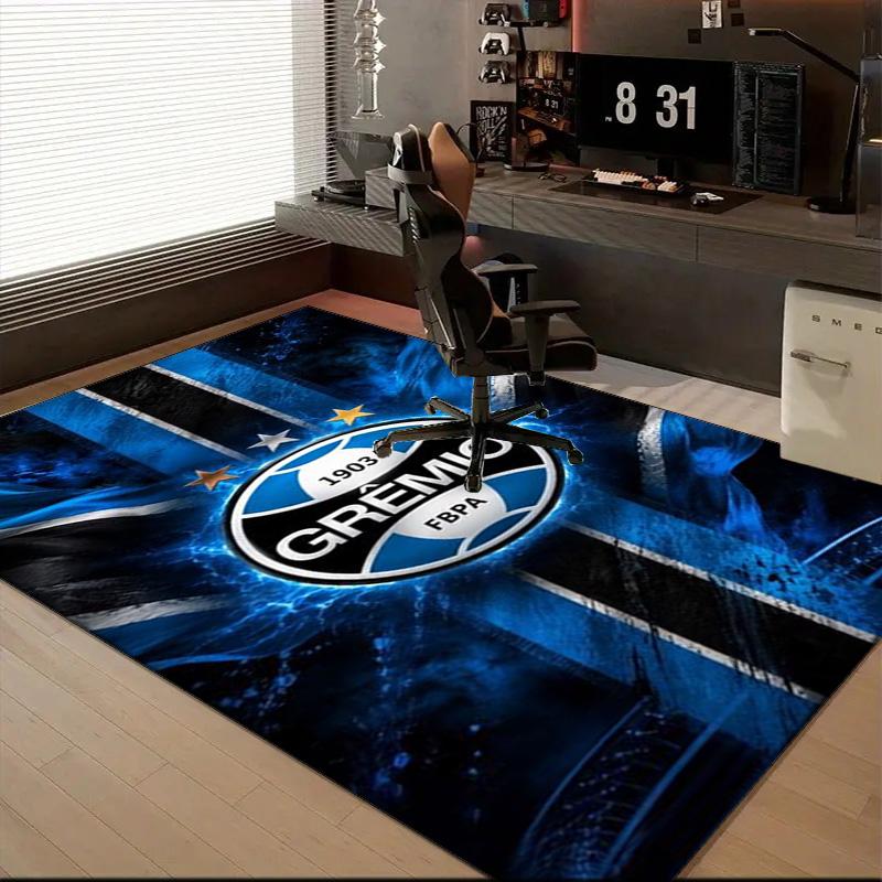 Fc 1903 Emblem Printed Office Carpet Chair Cushion Entryway Rug, Rugs for Living Room, Bedroom Christmas gifts