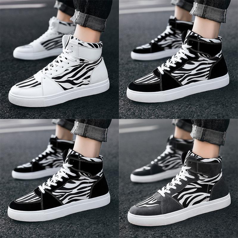 Autumn Spring Male High Top Casual Shoes for Men White Sneakers Man Canvas Shoes Flat Tenis Shoes zapatillas de hombre zapatos
