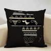 Map of Africa Geometrics Sofa Decorative Pillow Case African Pattern Cushion Cover LinenThrow Pillowcase