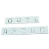 ABS Car Front Hood Letters Emblem Cover Sticker for Mitsubishi OUTLANDER Logo Rear Trunk Emblem Styling Modified Decoration MQ9