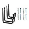 Set of Garage Storage Tools Organiser with Screws Hanger Heavy Duty Utility Hooks for