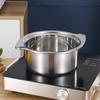 One Person Cooking Boiling Pot Multi Purpose Hot Pot Metal Stock Pot with Lid  Household