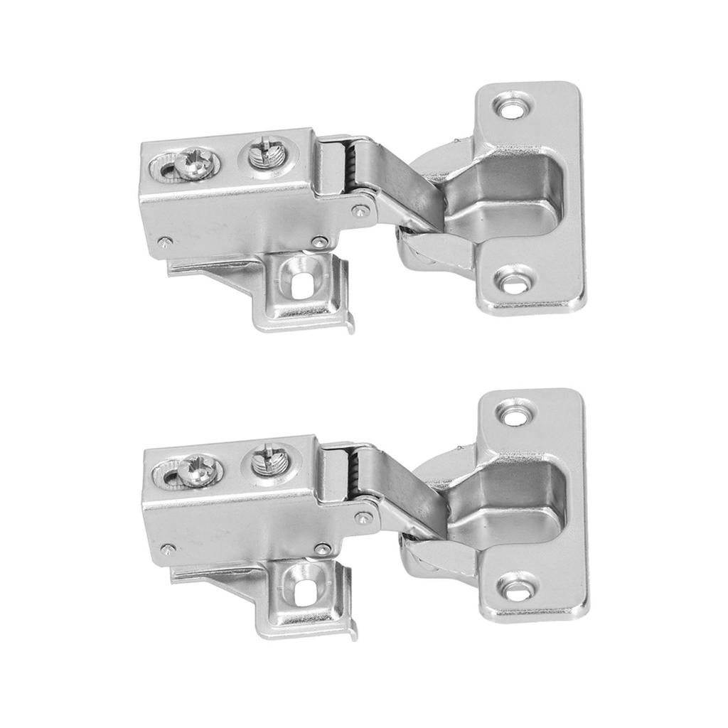 2Set Short Arm Door Hinge with Screws 90‑105 Degrees  American Hydraulic Damping Hinge for Cabinet Cupboard