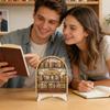 Wooden Book Tracker Sign Bookshelf Decoration Books Read Tracker for Library Nook Study Corner Home Workplace Living Room