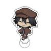 Acrylplattenschmuck Acryl-Ständer Puppe BSD Dazai Osamu Nakahara Chuuya Anime-Figur Modellplatte Schreibtischdekoration Weihnachtsgeschenke