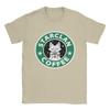 Streetwear TShirt Summer StarClan Coffee  Leisure TShirts Samurai Cat Cotton Tee Shirt for Unisex Y2K Wholesale Short Sleeve Tees