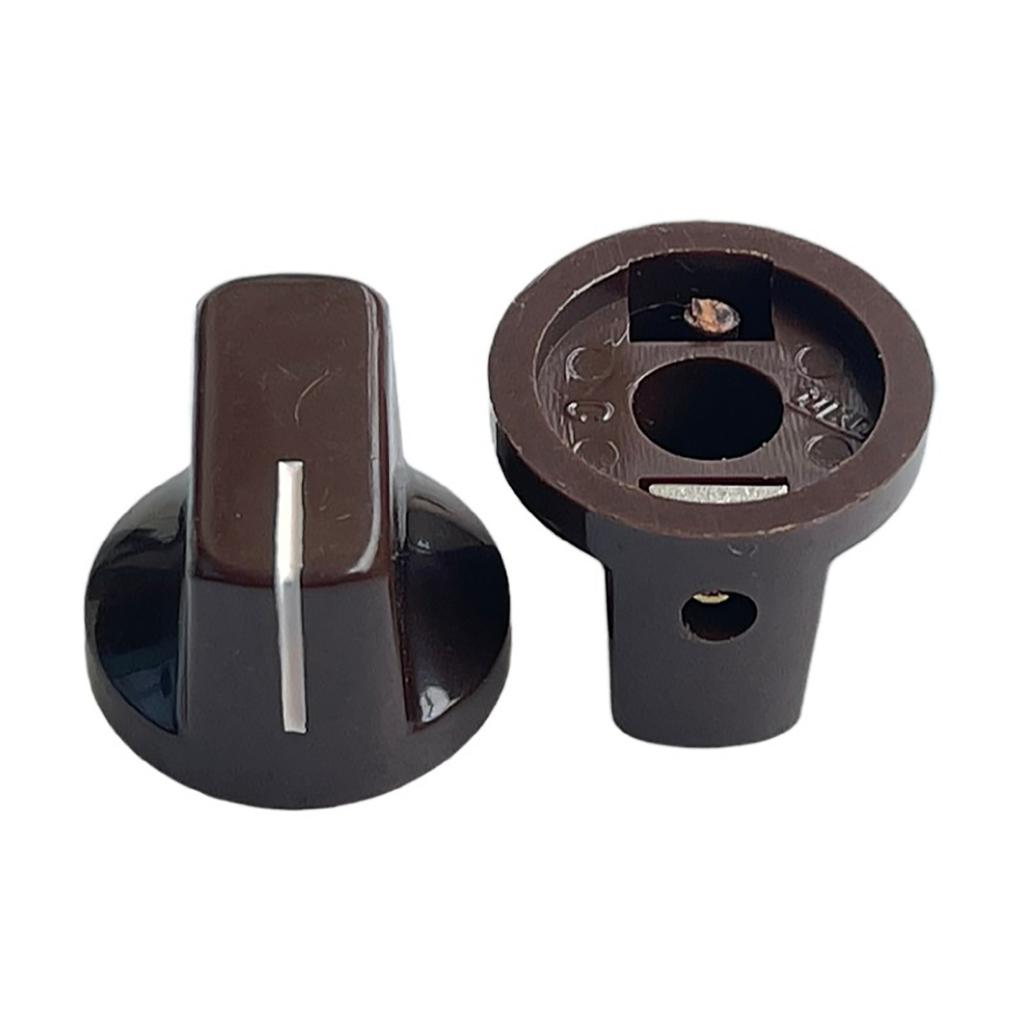 10Pcs Electric Guitar Potentiometer Control Knobs Effect Pedal Knobs 6.35mm Shafts for Effect Pedals and Amplifier