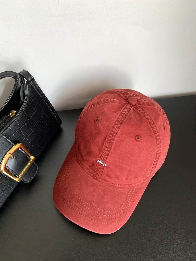 Cotton Baseball Cap With Embroidered Letters For Casual Sports And Sun Protection