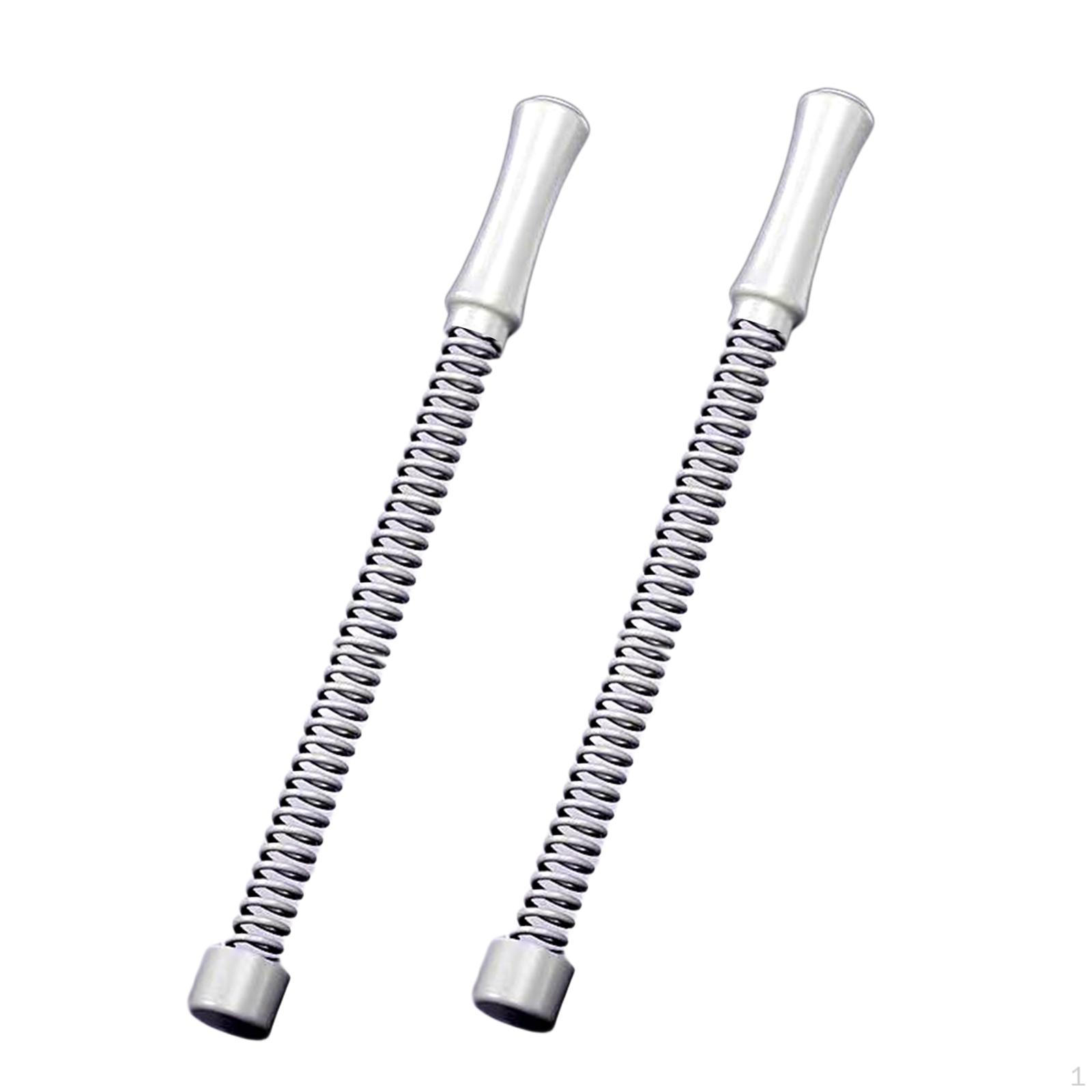 

2Pcs Ropeless Battle Ropes Spring Sticks for Office Muscle Building Home Gym серый