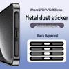 Smorss Metal Speaker & Port Dustproof Mesh for iPhone 12-16 Series