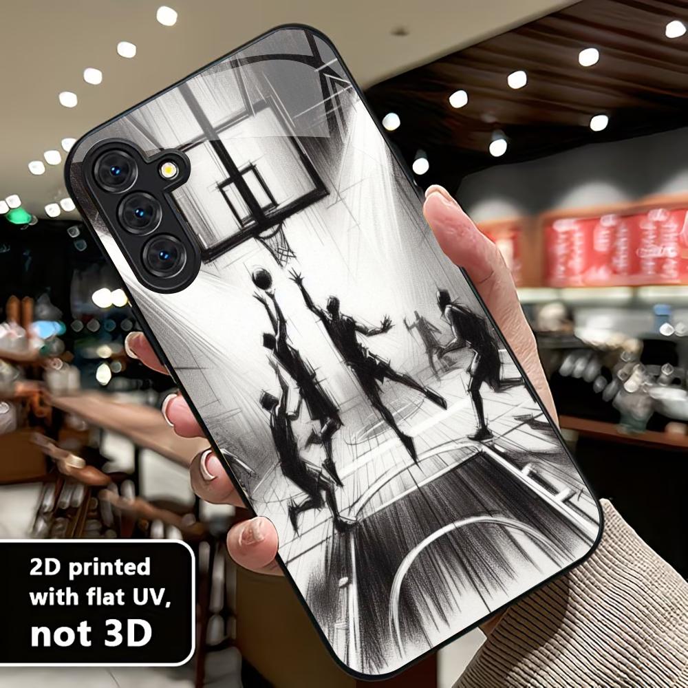 Great gameExquisite Atmosphere High-end PhoneCase Glass TPU PhoneCase for Samsung Galaxy S26 S25 S24 S23 S22 S21 FE,Ultra,Plus