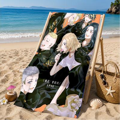 Tokyo Anime Beach Towel, Microfiber Beach Towel, Perfect For Pool, Beach, Travel, Home Decor Beach Party Fan Gifts