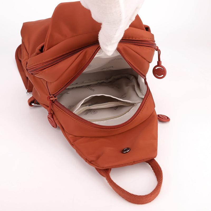 Women's Luxury Oxford Cloth Crossbody Backpack: Large Capacity, Trendy Design.