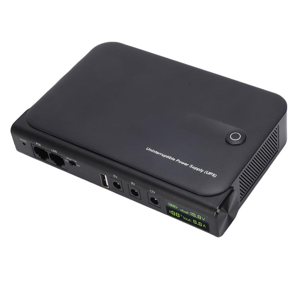 Uninterruptible Power Supply Battery Backup   UPS for Router Camera Modem 36W   LAN POE USB Output