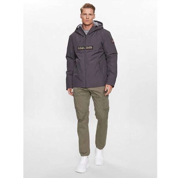 Mid-season Jacket Napapijri Rainforest NP0A4HES Gray Regular Fit