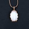 Rose Quartz Gemstone Handmade Dazzling Copper Jewelry Pendant For Women