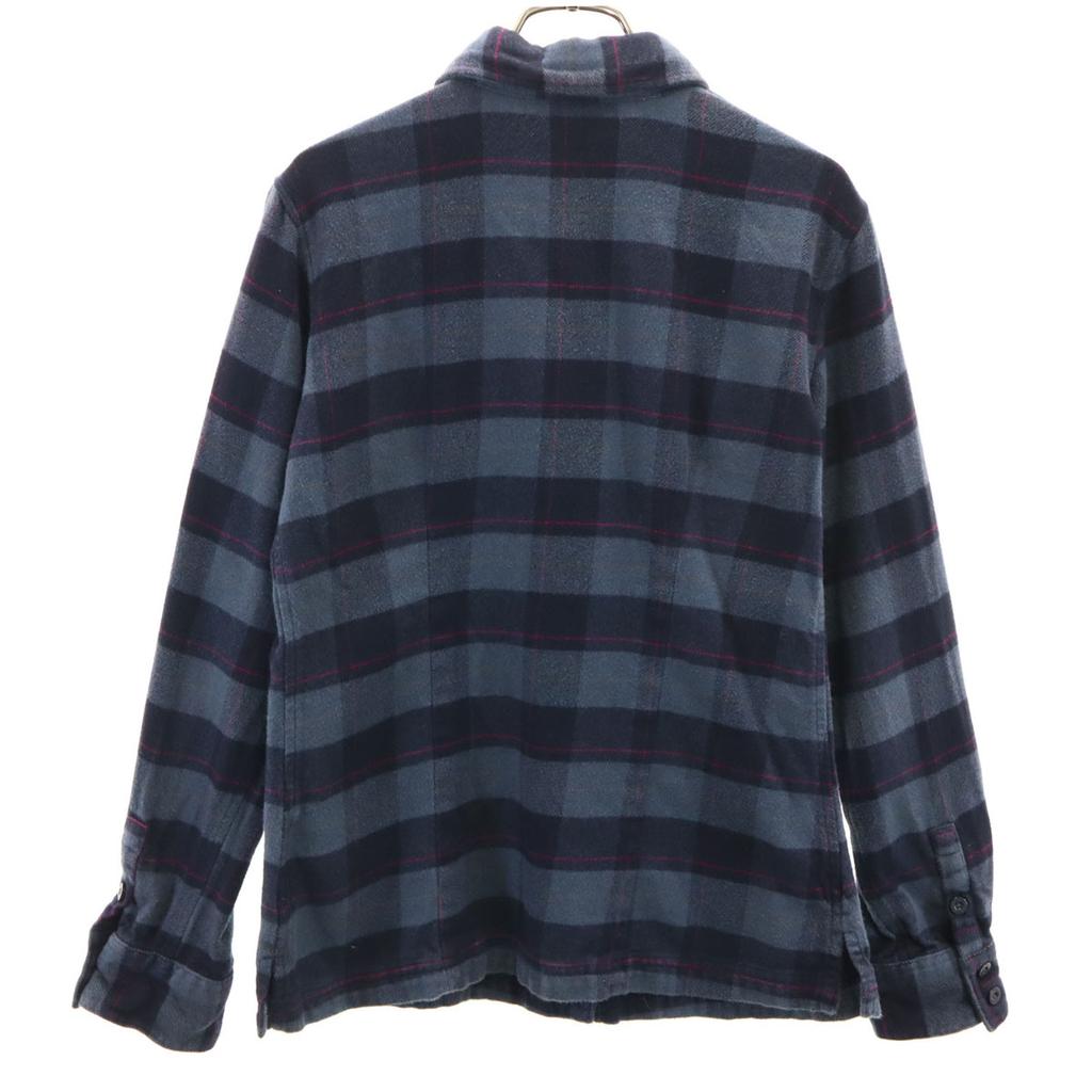 patagonia Check Pattern Long sleeve Flannel shirt 4 53915FA17 Outdoor Women Used