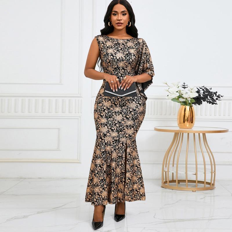 Women's Summer Fashion Temperament Slim Sexy Banquet Dress