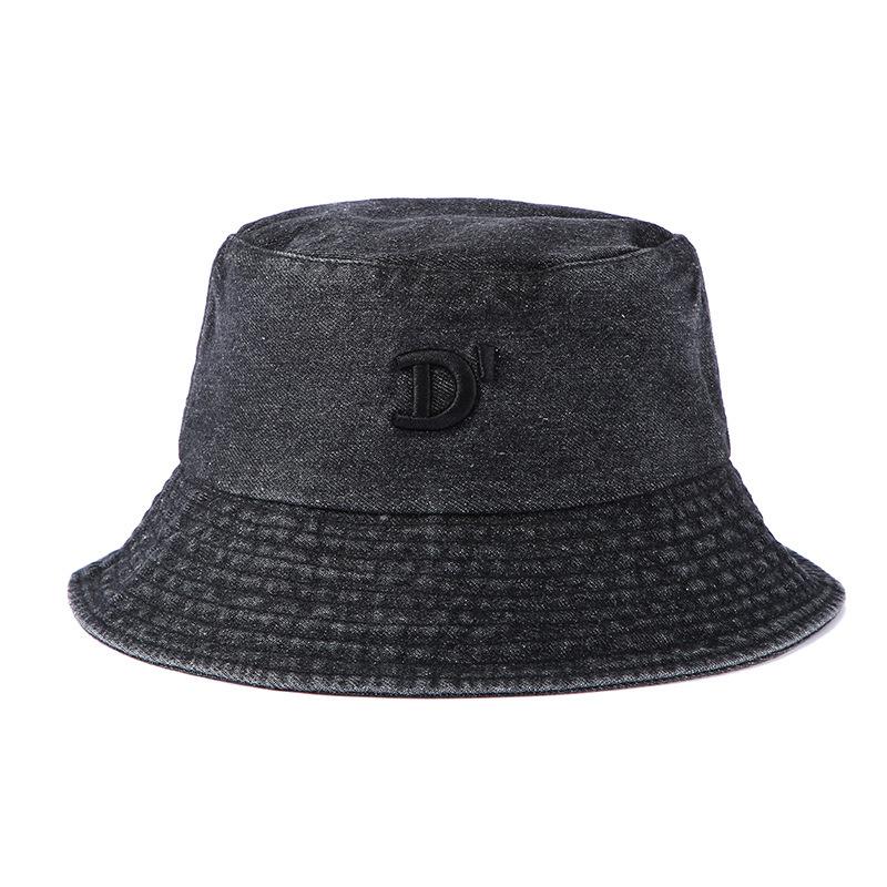 

Spring Summer Cowboy Fisherman Hat Girls Gradual Sun Protection Hat Sun Basin Hat Black