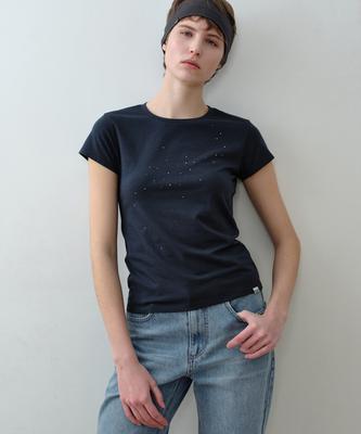 Simeteuligpeosenteu Sprinkled Stars T-Shirt / Navy