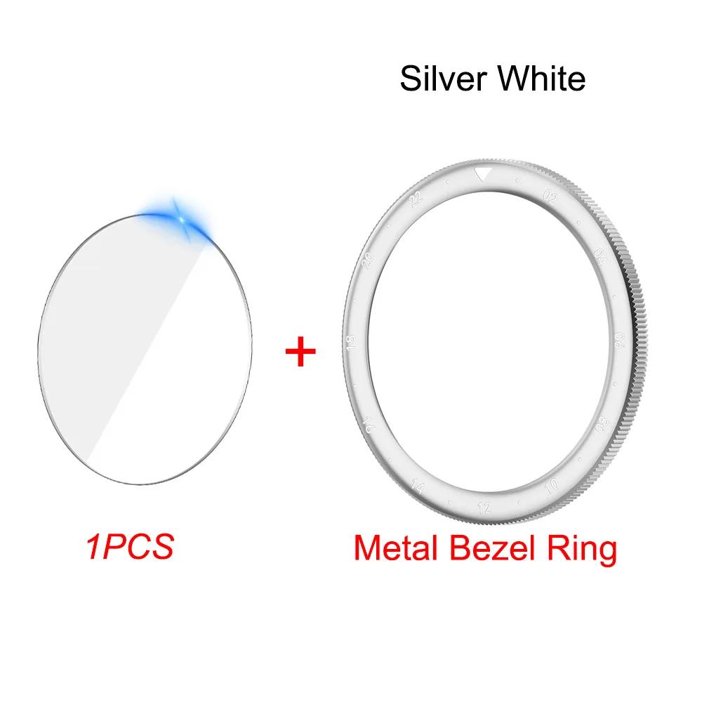 Metal Bezel Ring For Xiaomi Watch S4/S3 Replacement Watch Case Cover For Xiaomi Watch S3 S4 eSIM+Tempered Glass Protective Film