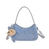 Chic Color Block Underarm Bag: Personalized Single Shoulder & Crossbody Handbag for Casual Wear