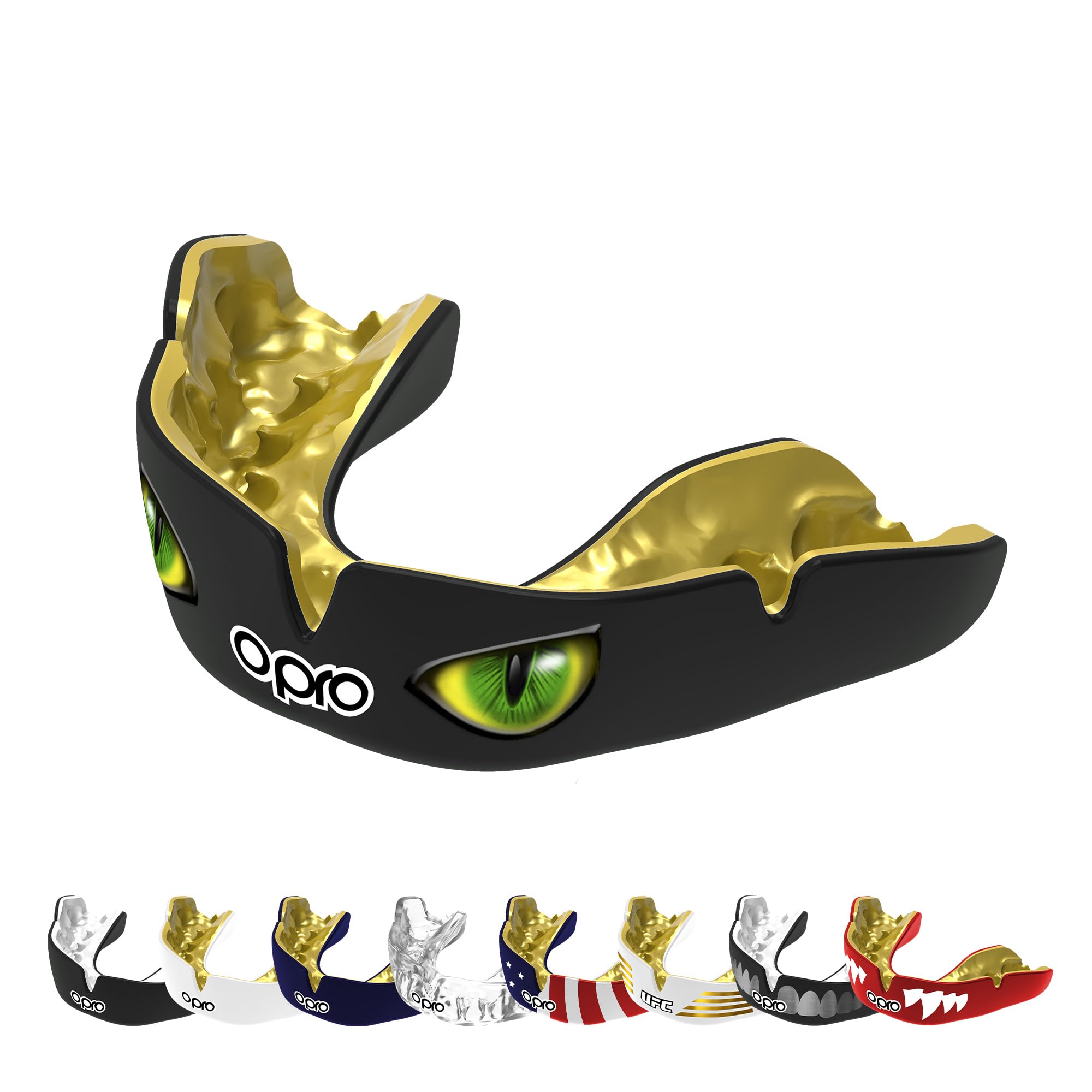 

OPRO Mouthguard Custom Sports Mouthpiece Сделано в Англии Зеленый [Мгновенная посадка] [Официальный магазин] (Дизайн и цвет) (Взрослый, черный и золотой)
